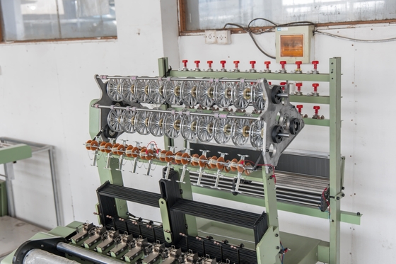 Goodfore Jacquard Webbing Loom Двухслойный Игла Ткань ленточный Ткань Машина для вязания